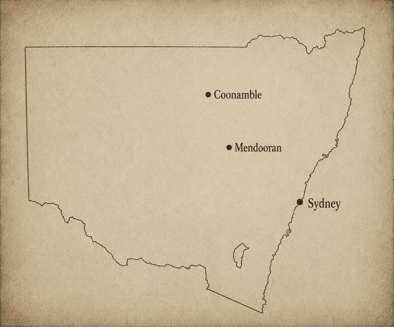 Map of New South Wales